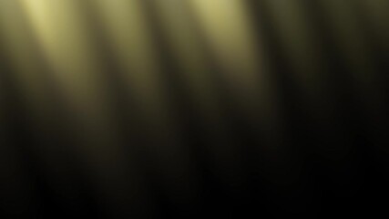 Wall Mural - Loop sun light flare effect on a black background. Sun light golden effect shine light effect. Realistic sun rays shine diagonally from top left. Seamless loop Stock animation
