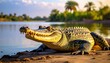 © goodskin - Nile crocodile sunbathing