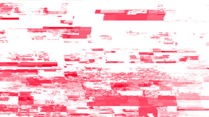 Retro VHS Glitch Banner with Color Pixel Distortion on Transparency. Techno glitch style backdrop. Glitched banner with TV noise, poster design template in futurism style. Data noise texture
