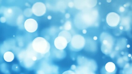 Abstract light blue bokeh background