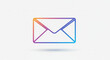 © Digitaly - Colorful email icon with gradient, , representing digital communication