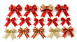 © Amara - Collection of assorted festive decorative bows for gifts and crafts