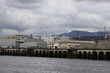 Industrial environment in the estuary of Bilbao