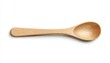 © Enjoy - Light Brown Biodegradable Spoon on White Background