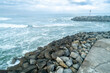 © VicVaz - A view from a stone breakwater of a rough and moody sea The Importance of Coastal Safety
