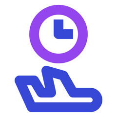Wall Mural - Travelling twotone icon set