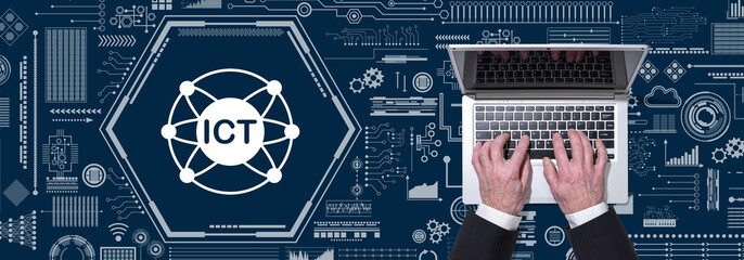 Wall Mural - Concept of ict