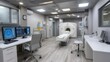 © Alena - Modern MRI diagnostic imaging room with advanced medical equipment, monitors displaying brain scans, and a sleek, clean interior. Concept of healthcare, radiology, and medical diagnostics.