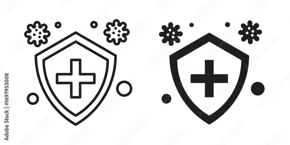 Immune system icon symbol for logo, web, app designs. Stock Vector ...