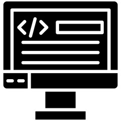 Wall Mural - Website Coding Icon