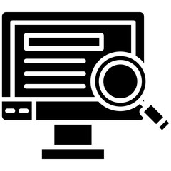 Wall Mural - Online Search Icon