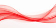 © HooD - Abstract red wave background with light lines curves and digital design elements