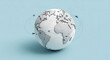 © devilvet - Global Logistics Network with Air and Sea Routes