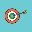 © Icon-Graphy - Target Arrow Business Goal Symbol Design
