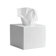 © yendisupiandi - Elegant pristine white tissue box offering softness against a deep isolated space