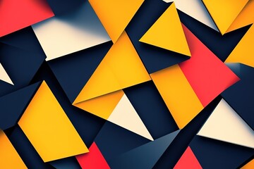 dynamic geometric design with overlapping triangles