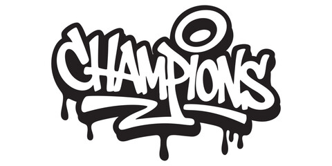 Wall Mural - Vector lettering 
