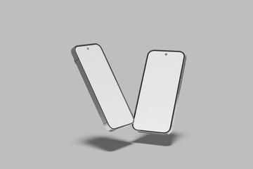Phone Screen Blank Mockup Template