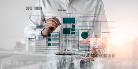 UI UX mockup showing application layout, structure, and code interface. UI design defines user flow, UI design improves clarity, UI design enhances experience, and UX design supports logic. Vouch