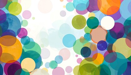 Abstract colorful circles