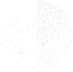 Wall Mural - sprayed black half circle form .graffiti art design . noise dispersion circle . spray effect .grunge