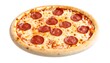 © Dail - Round pizza with pepperoni and cheese