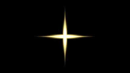 Wall Mural - Shining warm light. Glowing stars sparkle on transparent background. Beautiful realistic star	