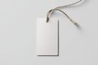 © Aira - Blank rectangular tag with jute string