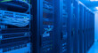 © Faizal - Powerful server room featuring cutting-edge hardware and networking equipment for data storage solutions