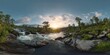 © HDR Image Creator - Hdr panoramic landscape at sunset nature hdri
