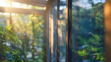 Mesh bug nets let air in, keep bugs out/