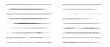 © blagorodez - Set of artistic pen brushes.Doodles, ink brushes.Set of vector grunge brushes. Collection of strokes of markers. Set of wavy horizontal lines