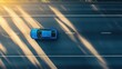 © heru - Aerial blue car highway