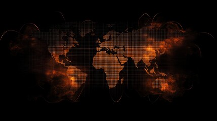 World map abstract background