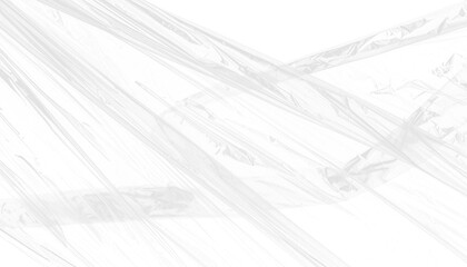 PNG transparent plastic stretched diagonally showing distinct tension lines and light reflections, isolated on white background, ideal for industrial, design, packaging, and creative use.