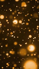 Wall Mural - animation of light spots on black background