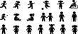 © Morningstar - Children kids silhouette set, vector silhouette of children set