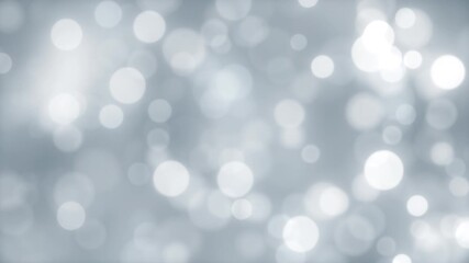Wall Mural - clean soft white background abstract bokeh lights particles loop