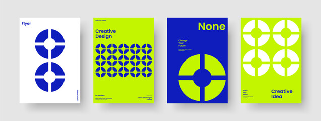 Canvas Print - abstract report design. modern flyer layout. isolated book cover template. business presentation. po