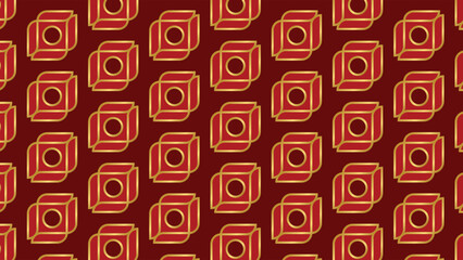 abstract ornamental vector seamless red pattern and swatches oriental chinese new year modern simple