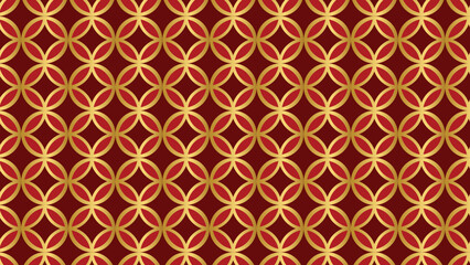abstract ornamental vector seamless red pattern and swatches oriental chinese new year modern simple