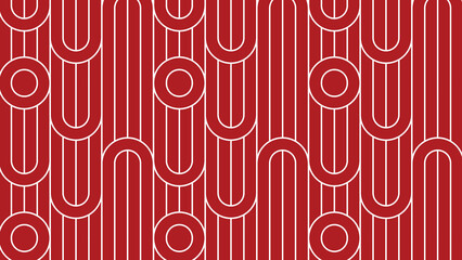 abstract ornamental vector seamless red pattern and swatches oriental chinese new year modern simple