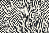 Striking monochrome zebra pattern with dynamic linear motion and contrast