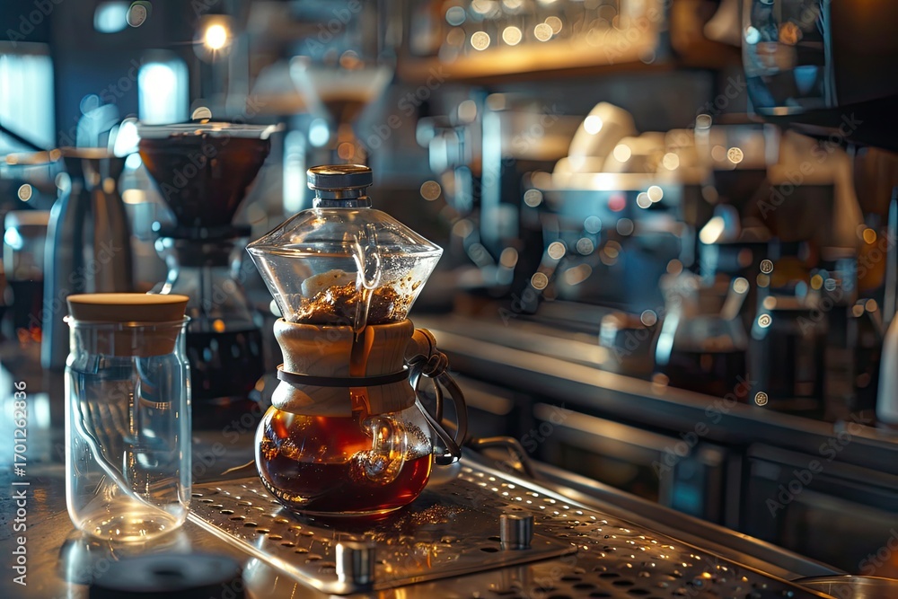 High Resolution Visual of Making Tool for Cold Brew Coffee in Coffee ...