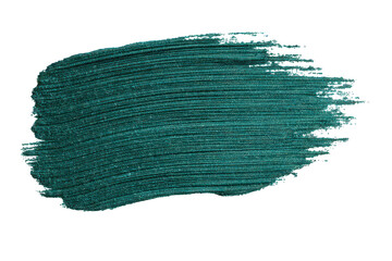 Wall Mural - Teal Glitter Swirl on Black Background