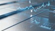 © Generative AI - Financial Data Visualization with Currency Symbols and Stock Market Graph on Metallic Background