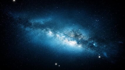 A breathtaking view of the Milky Way galaxy, showcasing its vibrant structure against a deep space backdrop.
