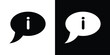 © Dawid - Info icon design illustration. icon concept in flat