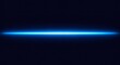 © Yaozhen Wang - A horizontal beam of bright blue light against a dark background