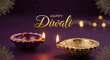 © Graphic Ornaments - Happy Diwali with Lit Diyas and Festive Decorations
